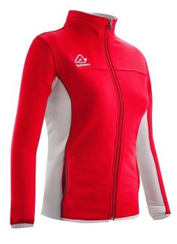 Acerbis Damen Trainingsjacke Belatrix rot-weiß